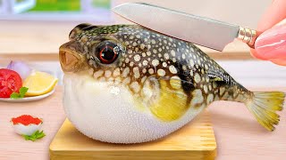 Satisfying Miniature Cooking Real Seafood in Mini Kitchen  2000 Best of Food Compilation [upl. by Ecyrb]