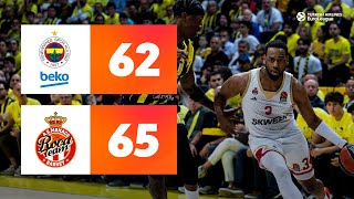 Fenerbahce  AS Monaco  Tight DEFENSE in PLAYOFFS Game 4 202324 Turkish Airlines EuroLeague [upl. by Eserrehs]