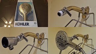 Costco Sale Item Review Kohler Prosecco Multifunction Handshower Vibrant Brushed Nickel Installation [upl. by Lledniuq]