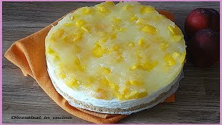 Cheesecake alle pesche ricetta estiva senza cottura  Divertirsi in cucina [upl. by Ardnaik317]