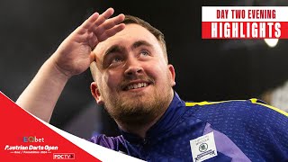 INSANE AVERAGES  Day Two Evening Highlights  2024 Austrian Darts Open [upl. by Vesta637]