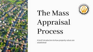 The Mass Appraisal Process [upl. by Dev]