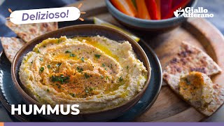 HUMMUS – La ricetta originale Perfetto per laperitivo 😋🌿😍 [upl. by Attener]