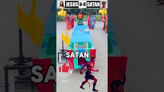 SATAN VS JESUS VIEW deus yeshu catholic dios god jesus christ fy foryou viral shorts [upl. by Noman]