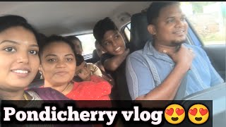 Vaniyambadi To Pondicherry Family Fun Vlog💖  ammuvlogs Ammu vlogs [upl. by Nhabois]