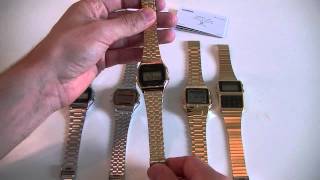 Casio retro horloges review  instructie  Kishnl horloges [upl. by Adnert187]