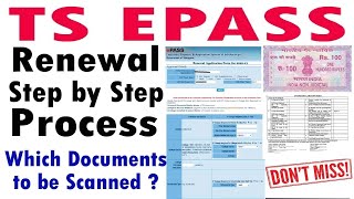 TS EPASS Scholarships For Renewal Registration [upl. by Fronnia]