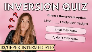 Inversion quiz  test yourself  inversion after negative adverbials  HOW TO ENGLISH  grammar [upl. by Ynar883]