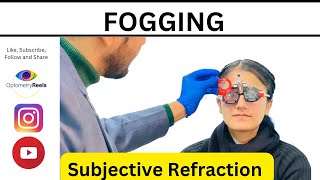 How to do fogging  Do accurate Subjective refraction optometryreels [upl. by Tfat]