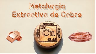 ¿Cómo se obtiene Cobre Metalurgia Extractiva [upl. by Silvio]