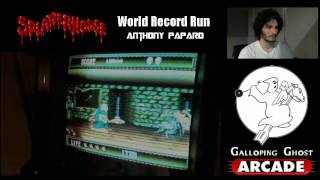 GALLOPING GHOST ARCADE Splatterhouse World Record by Anthony Paparo [upl. by Herriott]