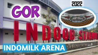 GEDUNG OLAHRAGA INDOOR INDOMILK ARENA  TEMPAT LATIHAN INDOOR KLUB PERSITA TANGERANG [upl. by Fidelas565]