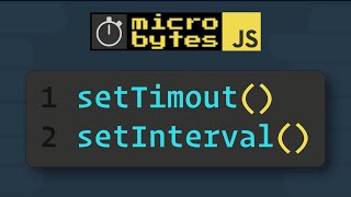 JavaScript setTimeout amp setInterval In 90 Seconds JavaScriptJanuary [upl. by Jacobina]