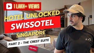 Unlocked The Crest Suite never seen before  Swissotel  Singapore  Luxury Hotel Vlog [upl. by Jacinto589]