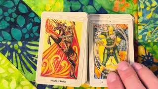 Thoth Tarot Comparison Standard size [upl. by Mahmud]