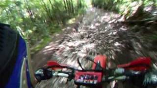 KTM 525 XCW 2007 Single Track [upl. by Inaluiak]