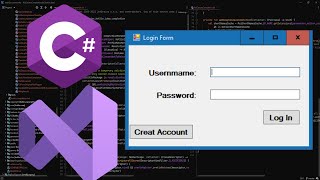 Create Your First C Windows Forms Application using Visual Studio [upl. by Relly853]