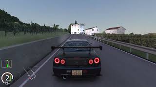 1000HP NISSAN SKYLINE R34  ANTILAG  AFTERNOON SOLO RUN [upl. by Kushner]