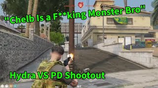 Jakson Reacts to Hydra VS PD Shootout To Stop Hydra Raid  NoPixel 40 GTA RP [upl. by Neiluj]