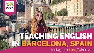 Day in the Life Teaching English in Barcelona Spain with Meagan Fink [upl. by Atalante549]