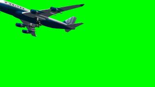 Green Screen Airplane  free use [upl. by Ibrek850]