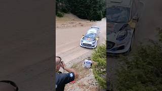 Adrien Fourmaux Ford Puma Rally1 Test for WRC Acropolis Rally 2024 wrc shorts short rally [upl. by Hijoung]