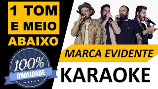 Marca evidente  Israel amp Rodolffo part Jorge amp Mateus Karaokê 1 Tom e Meio Abaixo  YouTube Music [upl. by Gustaf]