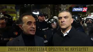 Protesta Baçi Policia mos provokojë qytetarët Blushi Ky regjim dhunon edhe gratë shtatzënë [upl. by Fish]