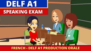 DELF A1 Production orale  French Speaking Exam Practice Preparation for Beginners [upl. by Ranjiv]