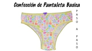 Confección de Pantaleta Básica [upl. by Daphna689]