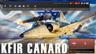 How to Play Air RB STRATEGICALLY  Ft Kfir Canard  War Thunder [upl. by Nodnas639]