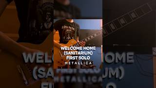 Metallica  Welcome Home Sanitarium First Solo Cover [upl. by Eenimod]