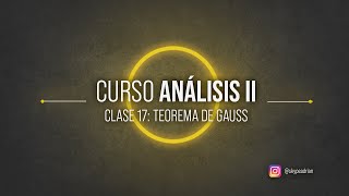 CURSO ANALISIS 2 CLASE 17L [upl. by Jere9]