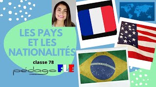 🌎Los Paises y NACIONALIDADES en FRANCES  Clase 5 [upl. by Buffy729]