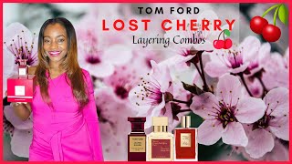 TF Lost Cherry 🍒 Layering Fragrance Combos tomford nichefragrances [upl. by Atinaej830]