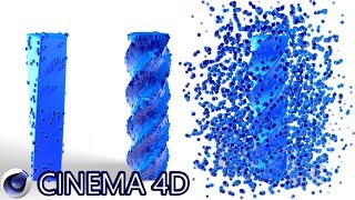 Cinema 4D Tutorial  TWIST Deformers And Cloner [upl. by Ys]