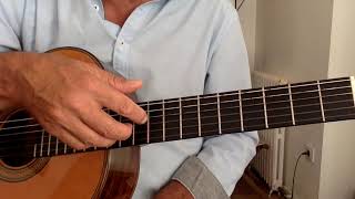 quotDerriere le brouillardquot ACC GUITARE [upl. by Yrnehnhoj]