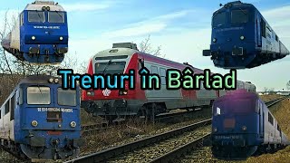 Trains in Bârlad  Trenuri în Bârlad  23022024 [upl. by Nereil]