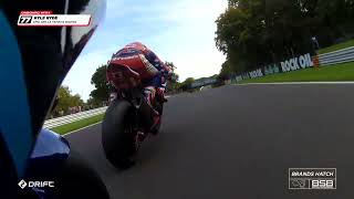 2024 Bennetts British Superbikes Round 11  Brands Hatch  Race 2 onboard highlights [upl. by Ahsaenat]