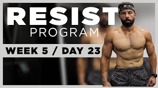 RESIST Dumbbell Training Plan  DAY 23 FULL BODY WORKOUT [upl. by O'Donovan]