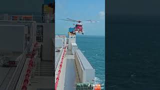 ship to helicakpter passger takupyoutube mechanical all work [upl. by Anisamot]