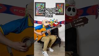 Using a UKULELE pick to play guitar [upl. by Papke412]