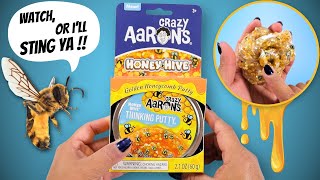 ASMR Buzzworthy or Bust🍯 Crazy Aarons Honey Hive Thinking Putty [upl. by Eleonore727]