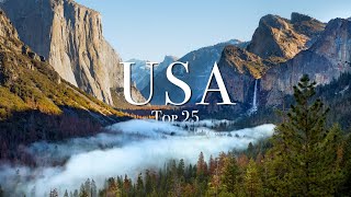 Top 25 Places To Visit In The USA [upl. by Song]