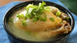 Ginseng Chicken Soup Samgyetang삼계탕 [upl. by Rasmussen]