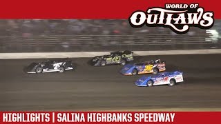 World of Outlaws Craftsman Late Models Salina Highbanks Speedway September 23 2017  HIGHLIGHTS [upl. by Colb595]