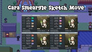 Cara Smeargle Sketch Move PokeMMO [upl. by Atelokin335]