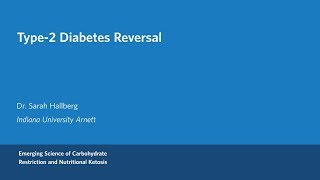 Dr Sarah Hallberg  Type 2 Diabetes Reversal [upl. by Ellenehc]