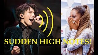 SUDDEN HIGH NOTES  Famous Singers [upl. by Stout]