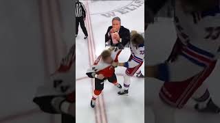 NEW YORK RANGERS MATT REMPE VS DESLAURIERS nhl flyers rangers [upl. by Aifos]